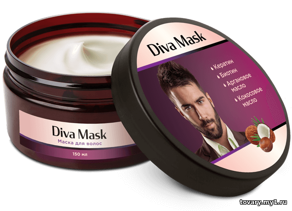 Diva Mask - маска для волос против облысения для мужчин